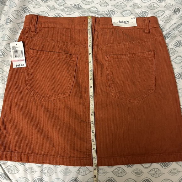 (NWT) High Rise Corduroy Skirt - Size 10 (Ginger Biscuit) - Picture 7 of 7
